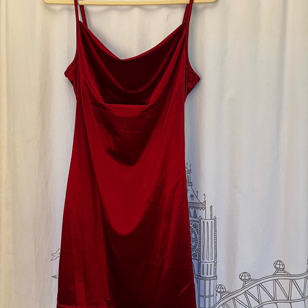 Red Slip Dress